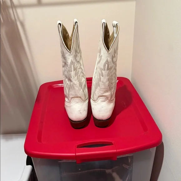 Idyllwind wheeler white boots - Picture 3 of 4